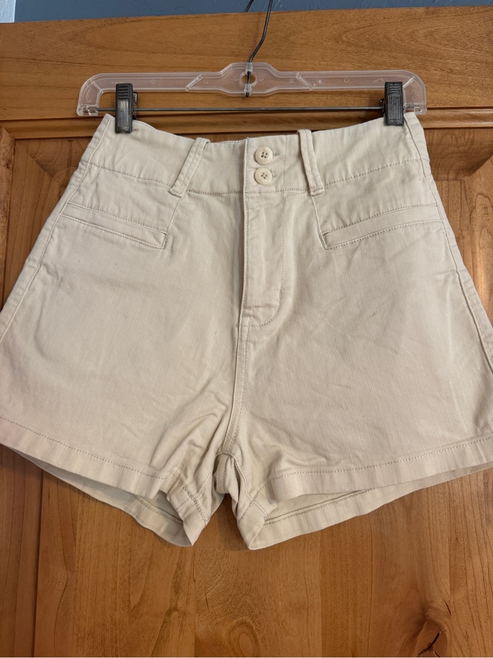 DUER High-Rise Cream Women’s Shorts - Classic Casual Style